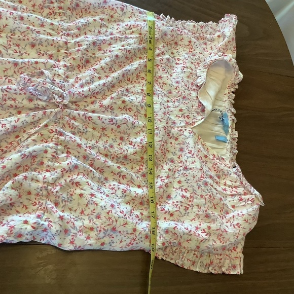 NWOT Draper James Plus Size Size 1 X Pink Flower Print Midi Dress - Picture 13 of 13